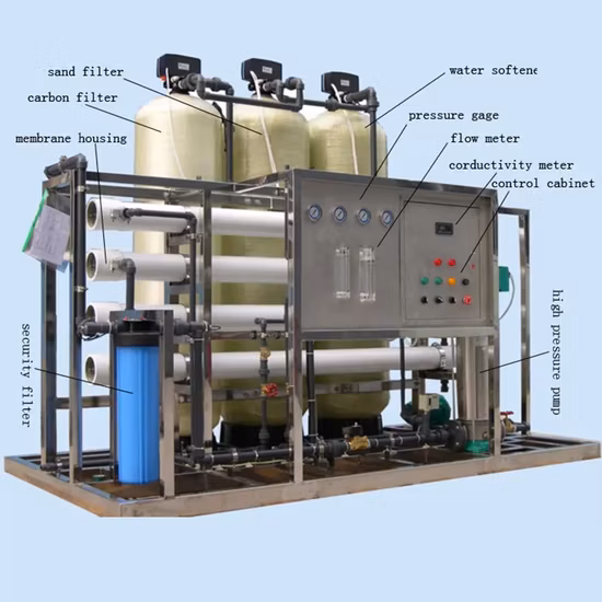 2000 Lph逆浸透工業用浄水器超濾過システム